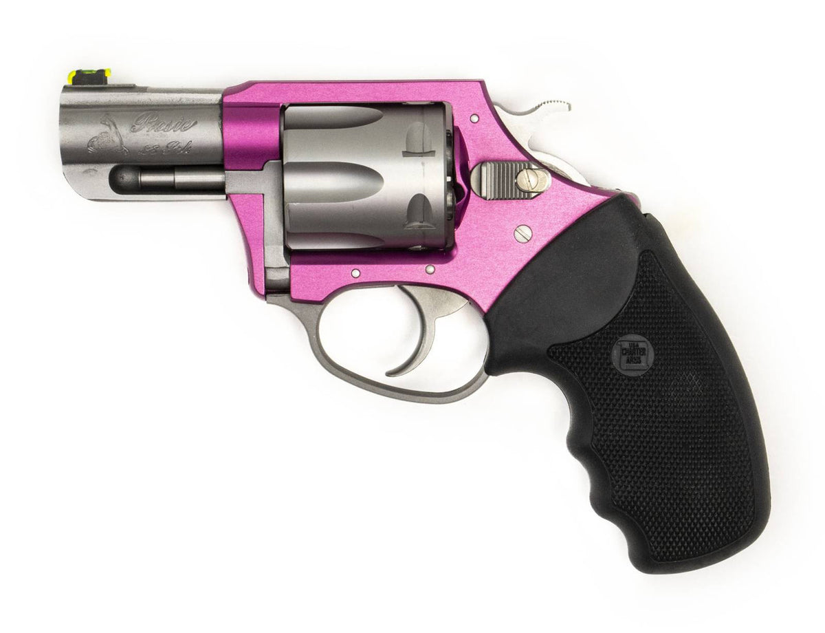 Charter Arms Rosie .38 Special Stainless Steel / Pink Revolver