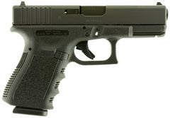 Glock UI1950203 G19 Compact 9mm Luger 4.02 15+1 Black Polymer Frame & Grip with Black Steel Slide & Fixed Sights (US Made)