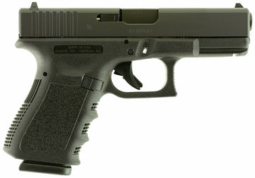 Glock UI1950203 G19 Compact 9mm Luger 4.02 15+1 Black Polymer Frame & Grip with Black Steel Slide & Fixed Sights (US Made)