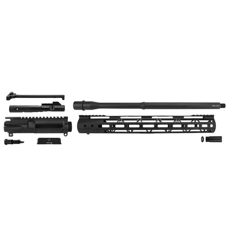 TacFire AR-15 9mm 16 Unassembled Rifle Kit and 15 Slim Line Free Float MLok Handguard