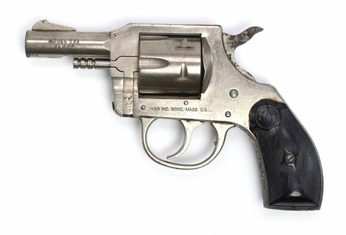 H&R 733 32 S&W 2.5 BARREL FIXED SIGHTS NICKEL
