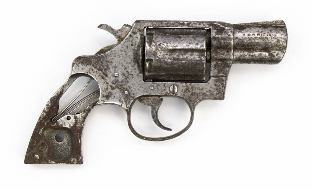 Colt Detective Special Revolver, .38 Special, 2 Barrel, Stainless Steel