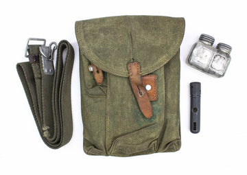 Romanian 3 Cell Surplus AK47 Pouch - Canvas