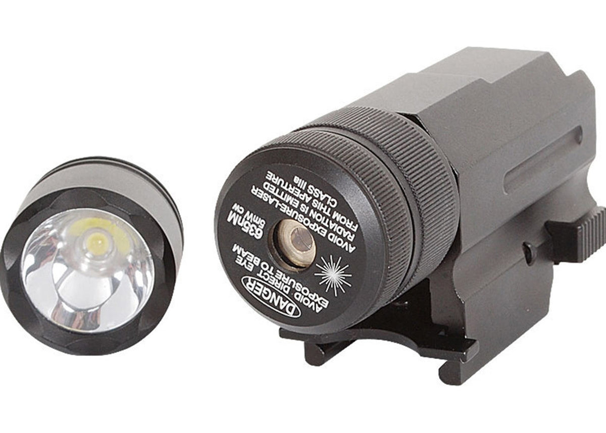 Quick Release Pistol & Rifle Laser with Interchangeable Light Bezel
