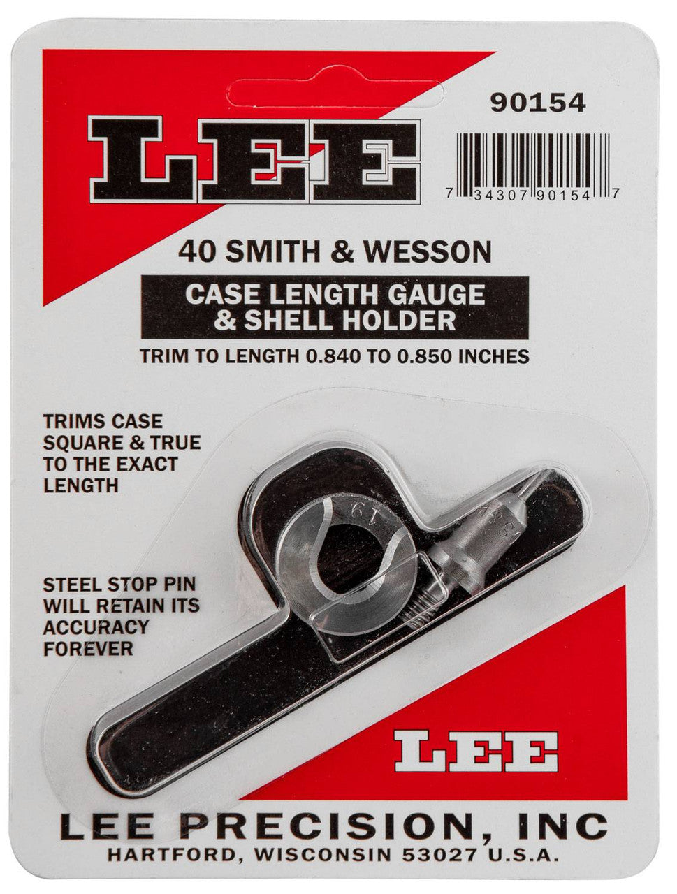 Lee 90154 Case Length Gauge 40 S&W