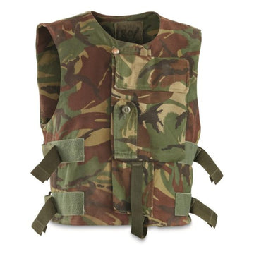 BRITISH DPM CAMO FLAK VEST COVER USED