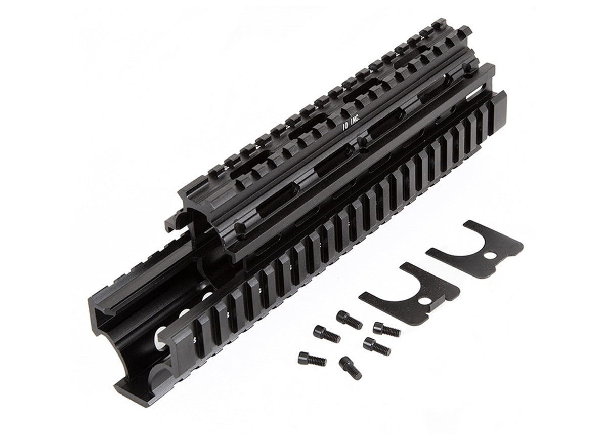 AK-47 2-Piece Extended Aluminum Quad Rail Handguard