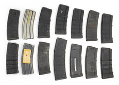 14 Used Mags:  Colt, Thermold, ProMag, Tapco, Lancer, IMI Defense