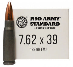 Red Army Standard 7.62x39mm 122 gr Full Metal Jacket 1000rd Case