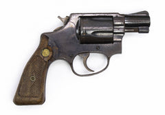 S&W 36 38SPL 2 BARREL BLUE FIXED SIGHT SQUARE BUTT HG020B_FI17