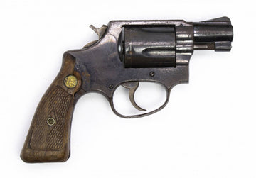 S&W 36 38SPL 2 BARREL BLUE FIXED SIGHT SQUARE BUTT HG020B_FI17