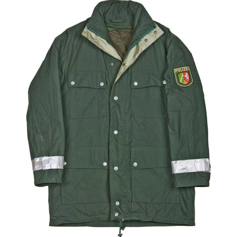 German Police Gore-Tex Parka with Liner - Large - Used