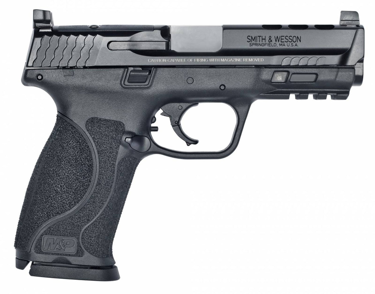 Smith & Wesson 11831 M&P Performance Center M2.0 9mm Luger 4.25 17+1 NTS Matte Black Black Armornite Stainless Steel Ported Black Interchangeable Backstrap Grip C.O.R.E.