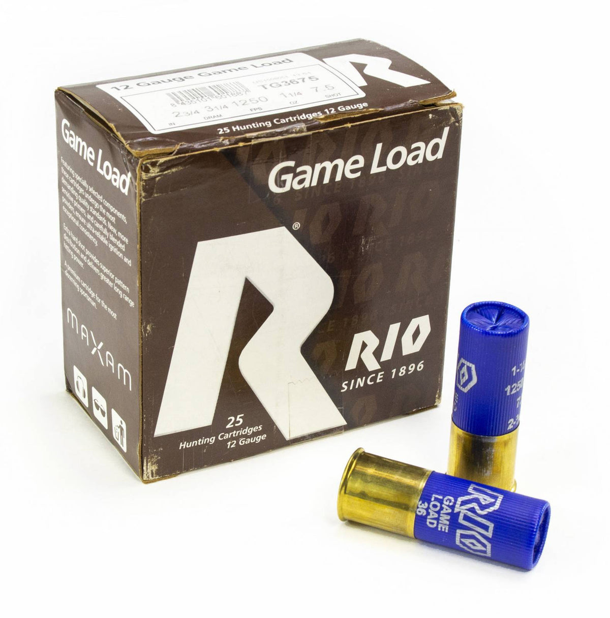 Rio Game Load 12 Gauge Ammo 2-3/4 1-1/4 OZ 7.5 SHOT - High Brass