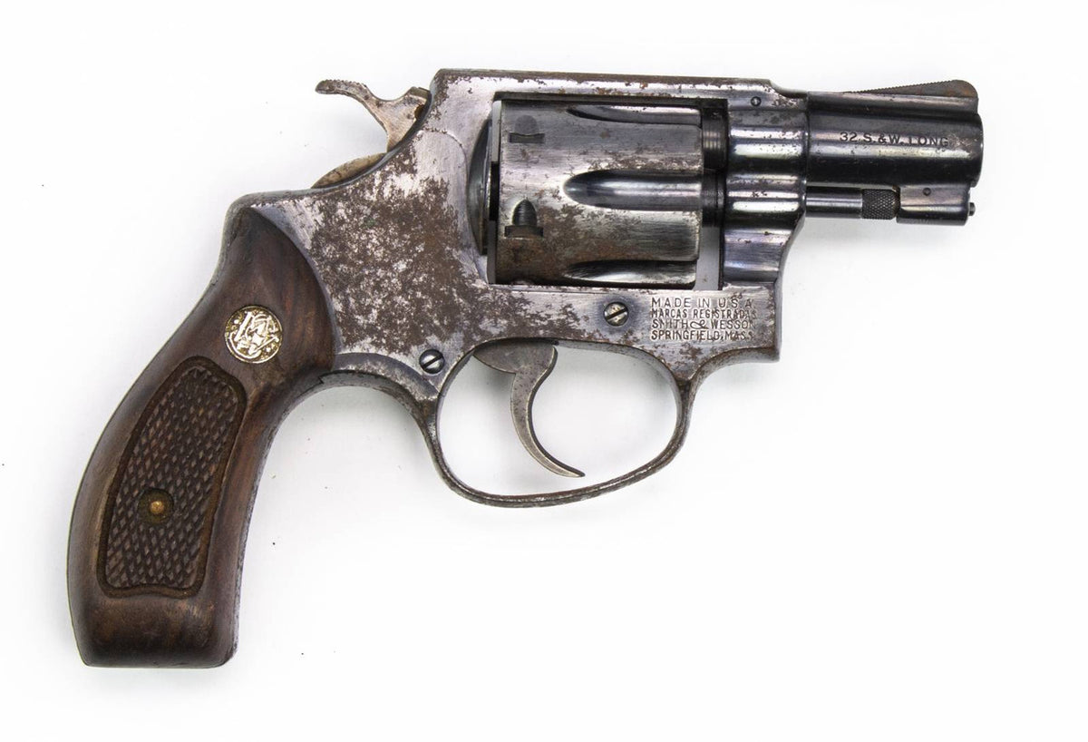 S&W 30-1 .32 S&W LONG 2" BARREL FIXED SIGHTS ROUND BUTT BLUED