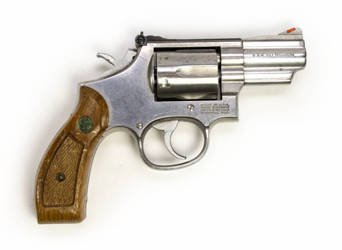 S&W REVOLVER 66-3 357 MAG 2.5 BARREL ADJ SIGHTS ROUND BUTT - STAINLESS
