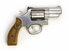 S&W REVOLVER 66-3 357 MAG 2.5 BARREL ADJ SIGHTS ROUND BUTT - STAINLESS