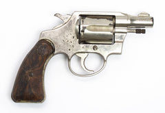 Colt Detective Special Revolver, .38 Special, 2 Barrel, Nickel3195