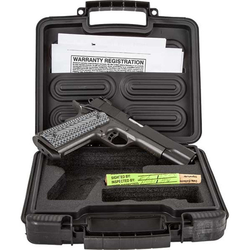 Rock Island 51991 Rock Ultra FS 10mm Auto 5 8+1 Black Parkerized Gray G10 Grip