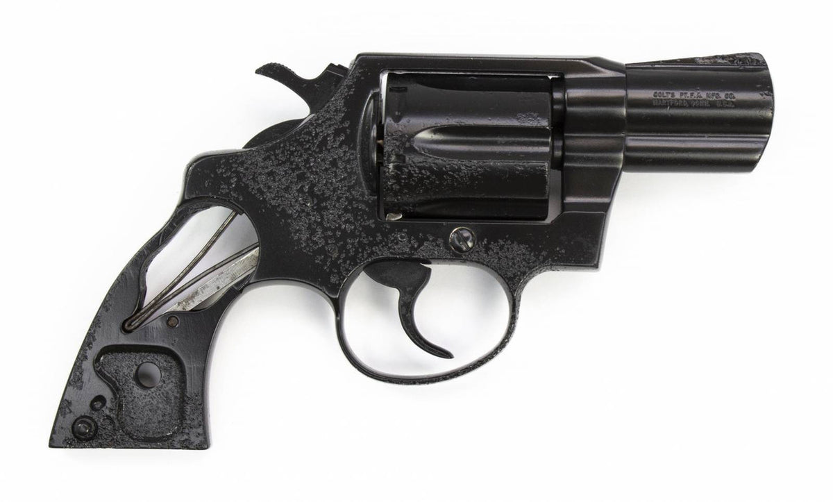 Colt Detective Revolver, .38 Special, 2 Barrel, Painted