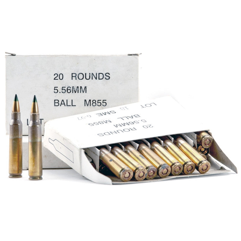 820rds Malaysian 5.56x45mm Ball M855 (NATO) Surplus Ammunition 62 Grain Full Metal Jacket in Original Ammo Can