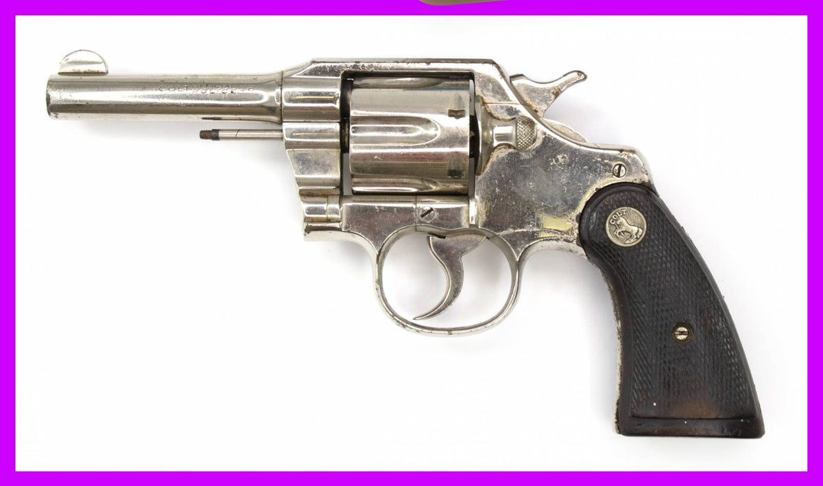 Colt Official Police, C&R, Revolver, .38 Special, 4 Barrel, Nickel