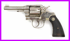 Colt Official Police, C&R, Revolver, .38 Special, 4 Barrel, Nickel