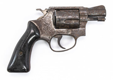 S&W 36 .38SPL 2" BARREL, BLUE FIXED SIGHT SQUARE BUTT
