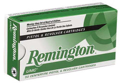 Remington UMC 40 S&W 180 gr Metal Case FMJ 50rd Box