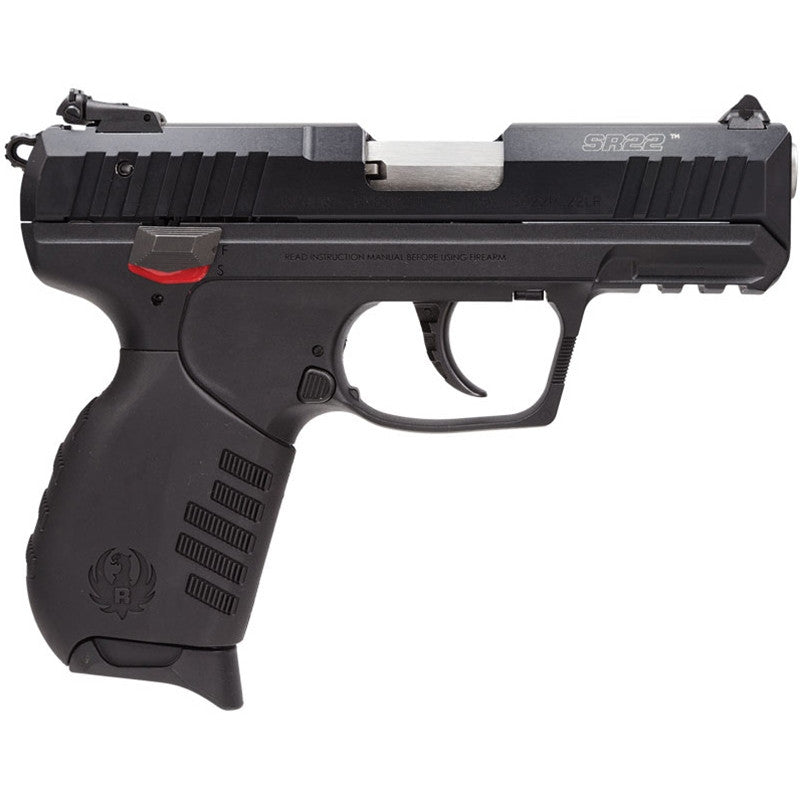 Ruger 3600 SR22 Standard 22 LR 3.50 10+1 Black Black Polymer