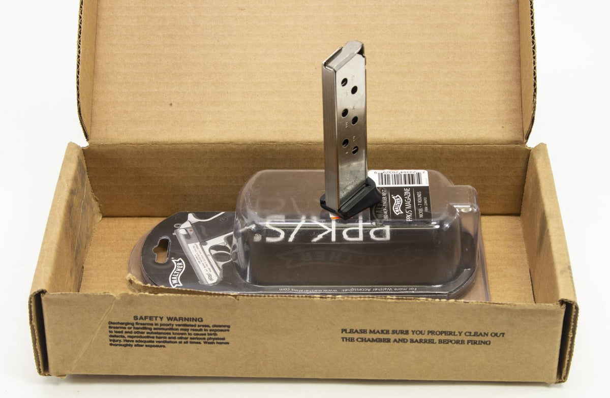 1 NEW WALTHER PPK/S 380 ACP 7RD MAG