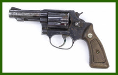 S&W 36-1 Revolver, .38 Special, 3 Barrel, Bobbed Hammer, Blued3602