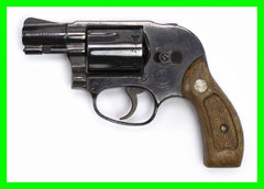 S&W 49 Revolver, .38 Special, 2 Barrel, Fixed Sights, Round Butt Blued4487