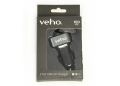 VEHO Triple USB Car Charger