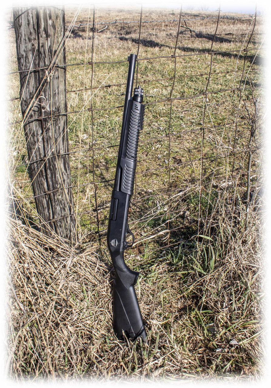 Monastor 103 12ga Black Pump Shotgun