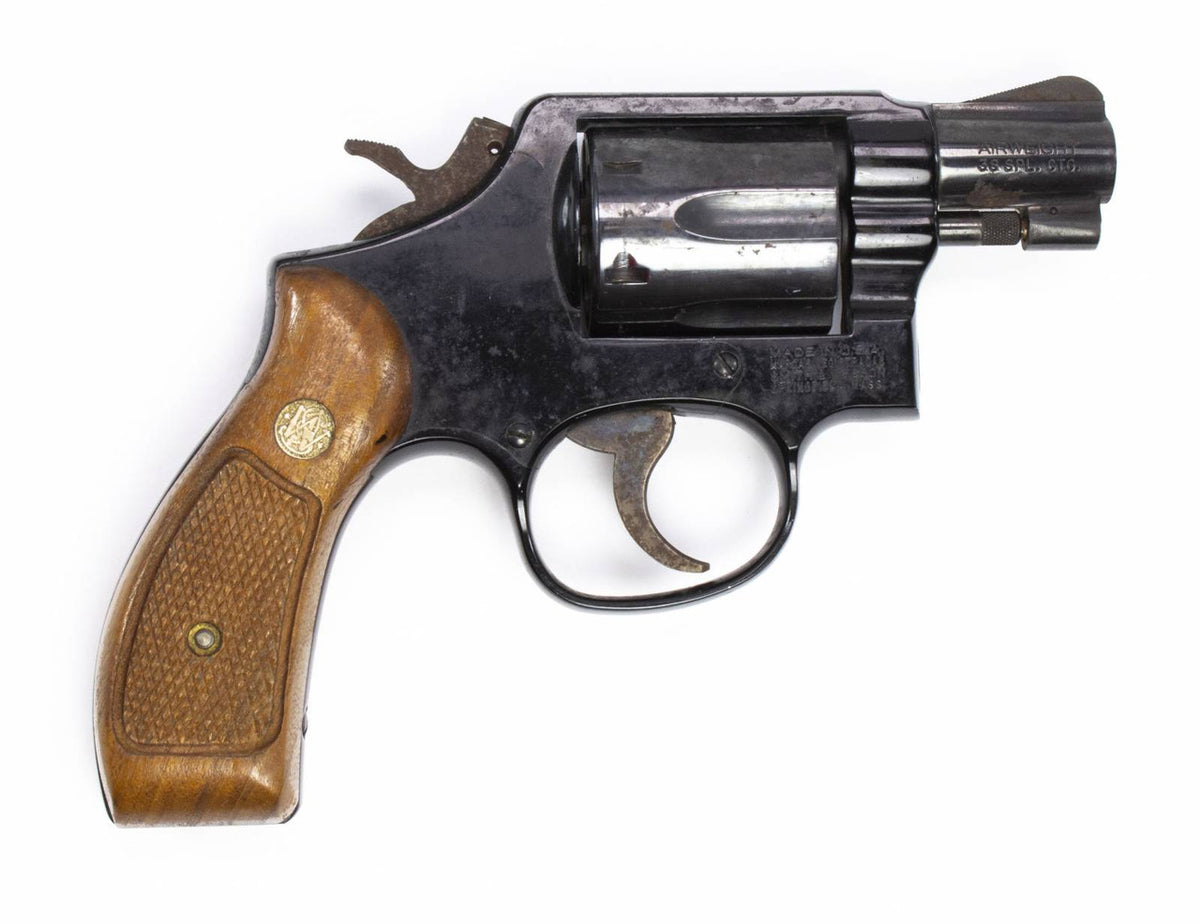 S&W 12-3 AIRWEIGHT 38SPL 2BBL BLUE ROUND BUTT