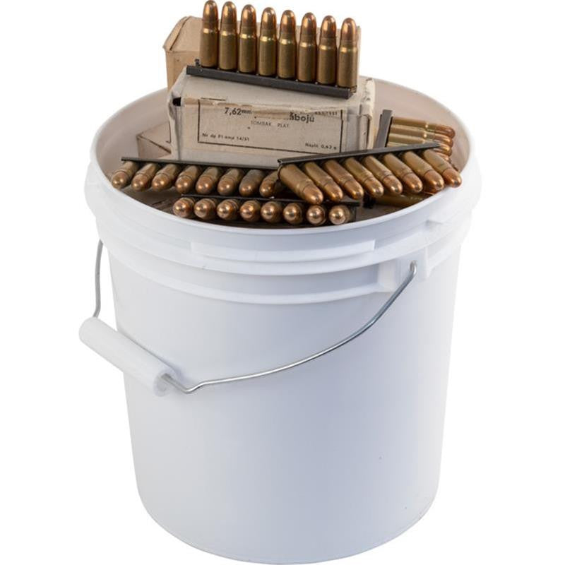 16 BOXES of Czech 7.62x25 FMJ 86GR Ammo - 40rds on 8rd CZ-24/26 Stripper Clips - Total of 640rds
