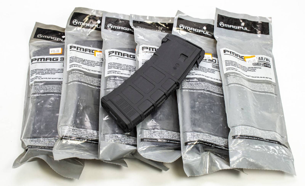 6 NEW MAGPUL PMAG 30 AR/M4 GEN M3 30RD MAGS Only $8.33 each