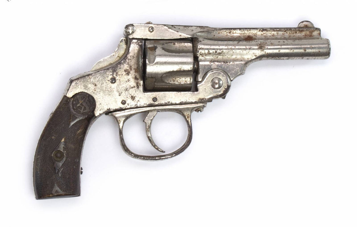Eibar¬¨‚Ä†Topbreak¬¨‚Ä†Revolver, .32 S&W, 3 Barrel, Nickel