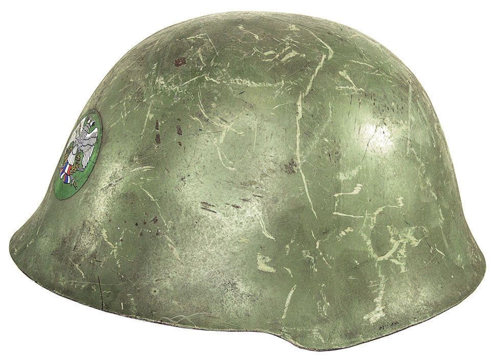 Serbian OD Steel Helmet