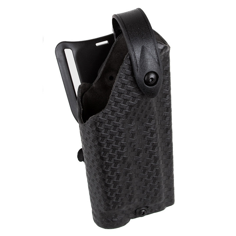 Safariland SLS Mid-ride Level II Retention Duty Holster with STX Basket Weave for G17/22/31 with Attached Light