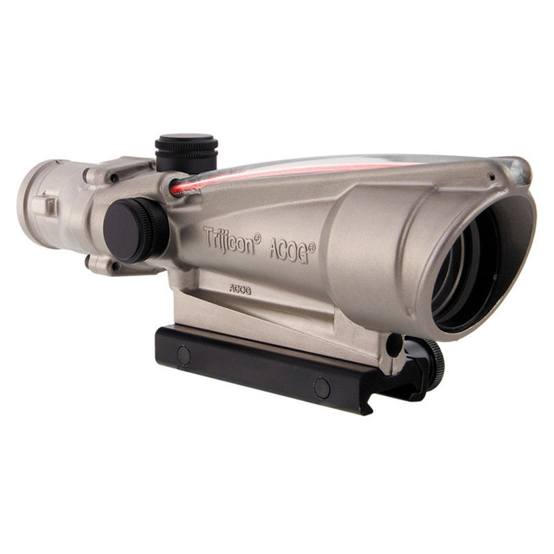 Trijicon 100204 3.5x35 ACOG NiB Nickel Boron Dual Illuminated Red Crosshair .223 Riflescope