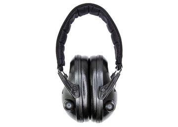 Mil-Tec Padded Active Ear Defenders Electronic 85dB - Black