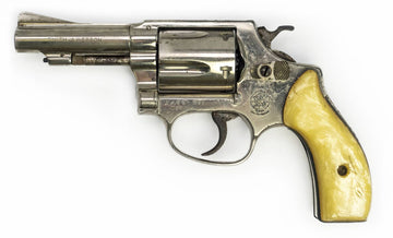 S&W 37 Airweight, 38 Special, 3 Barrel, Fixed Sights, Nickel Revolver3924