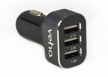 VEHO Triple USB Car Charger