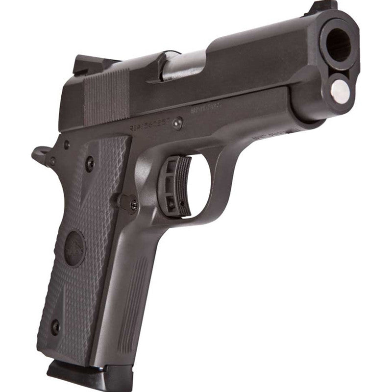 Rock Island 51429 Rock Standard CS 45 ACP 3.60 7+1 Black Parkerized Black Rubber Grip