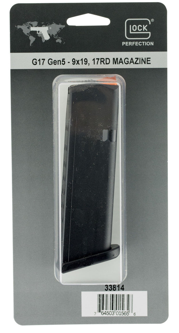 Glock 9mm Luger 17rd G17/34  Glock G17, 34 Gen5 Black Detachable