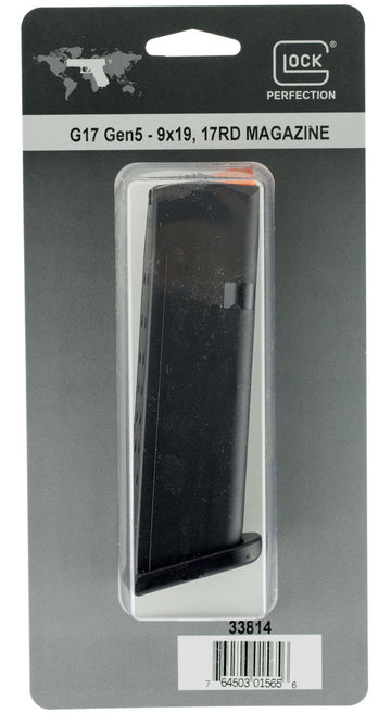 Glock 9mm Luger 17rd G17/34  Glock G17, 34 Gen5 Black Detachable