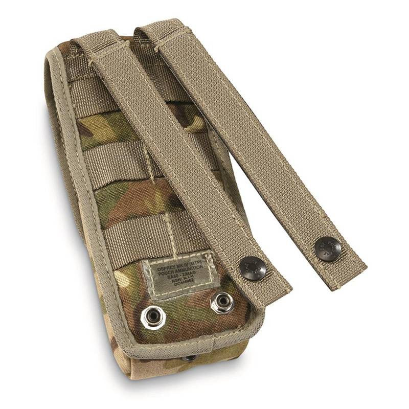 British MTP Camo SA80 Double Magazine Belt Pouch (Used)