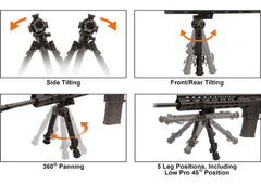 UTG Heavy Duty Recon 360 Degree Bipod
